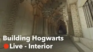 🔴 Minecraft Hogwarts Live - Interior!