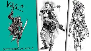 Karl Kopinski sketchbook vol 6 - book preview