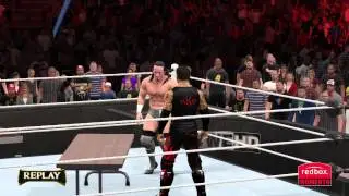 WWE 2K15 rko in table match creation