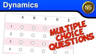 Dynamics multiple choice questions (National 5 Physics)