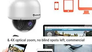 Dericam Outdoor PTZ WiFi Security Camera