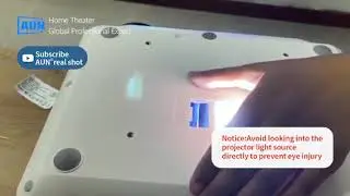 How to remove black spots quickly from AUN AKEY6/M18/F30 projector screen