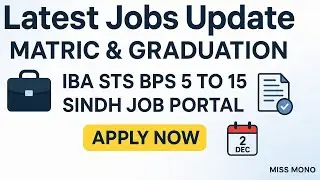 TODAYS NEW JOBS | 5 TO 15 GRADE | MATRICULATION CATEGORY | GRADUATION CATEGORY #5to15grade #sjp