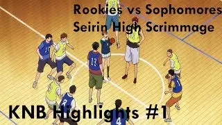 Rookies vs Sophomores- SEIRIN HIGH; Kuroko Highlights #1