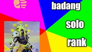 Badang solo random player:(rank game)....MOBILE LEGENDS bang bang