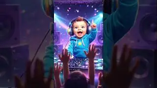 Cute Baby DJ 😍🔥 | AI Dance Shorts | Viral Baby DJ । #shorts #babydancer #tinydancer #littledancer