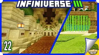 Торговый зал библиотекаря | 22 | Minecraft Bedrock Infiniverse S3 (MCPE/Xbox/PS4/Switch/Windows 10)