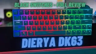 DIERYA DK63 Mechanical Keyboard Review! (Outemu Black Switches)