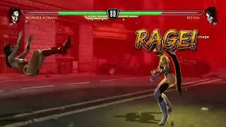 MK vs DC Battles: Wonder Woman vs Kitana