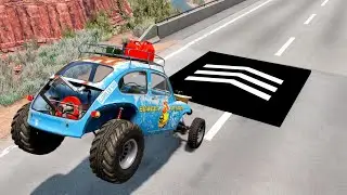 Instant 1200 MPH Acceleration: Which BeamNG Car Survives! BeamNGDrive #20