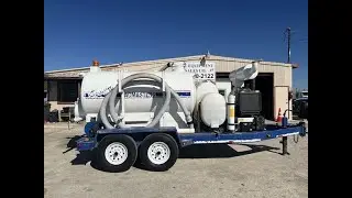 2013 VACMASTERS SPV800 SPOILVAC VACUUM EXCAVATION VACTOR TRAILER KUBOTA 4 CYL DIESEL 800 GALLON
