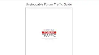 Unstoppable Forum Traffic 100% Across The Funnel