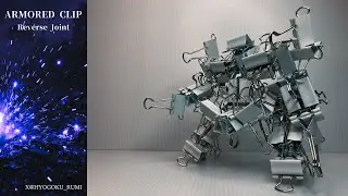 [ARMORED CLIP] Armored Core&ndash;Style Mech, Reverse-Joint Type &ndash; White Color