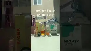 products i&rsquo;m not repurchasing (ariana grande perfumes in the back don&rsquo;t count)