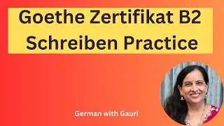 German B2 writing exam : Simple Format that always Works