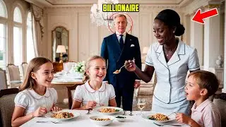 Billionaire Kids Rejected All Nanny&rsquo;s Cooking Until a Poor Maid Cooked Something That Made The