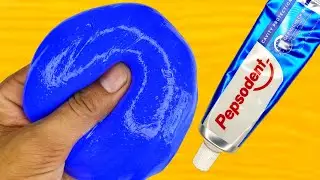 РЕЦЕПТ СЛАУЗА ИЗ ЗУБНОЙ ПАСТЫ И ШАМПУНЯ💦💯 Как сделать слайм из зубной пасты Pepsodent и шампуня Sunsilk