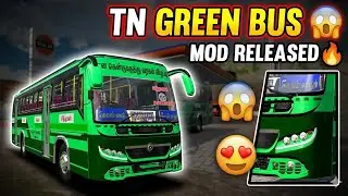 TN Green Bus Mod livery 🔥 | Bus Simulator Kerala Gameplay Tamil