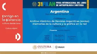 Conferencia: Archivo Hist&oacute;rico de Revistas Argentinas:memorias de la cultura y la gr&aacute;fica en la red.