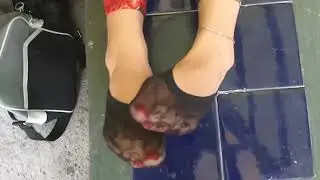 Feet Chronicles 2024 - beatiful feet in nylon ped socks