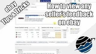 How to view any seller's feedback on ebay