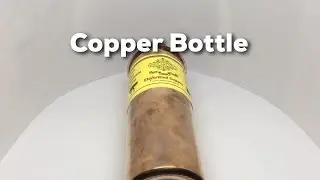 IndianArtVilla Pure Copper Water Bottle