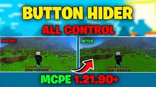 🔘 Button Hider for MCPE 1.21.90+ | Clean & Minimal UI Experience!