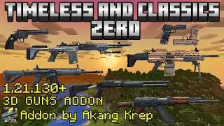 TACZBE V1.0 &mdash; Крупное обновление! Новое оружие | 3D-демонстрация оружия для Minecraft Bedrock и M...