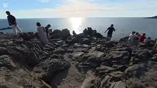 Tojinbo Cliffs 東尋坊 ဂျပန်ပင်လယ်ဘက်က ကျောက်ကမ်းပါး