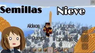 Semillas con bioma de nieve MASTERCRAFT |Aldeas en la nieve CON PICOS| NUEVAS SEMILLAS 2020!