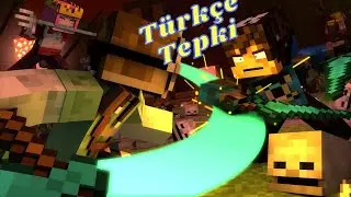 Jeffvix ' My World ' - A Minecraft Music Video ♪ [T&uuml;rk&ccedil;e Tepki]