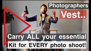 What camera gear will fit in a Domke Photographers Vest Jacket.Thoughts for early April