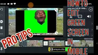 How to edit greenscreen in mobile // kinemaster green screen editing // how to edit pubg Gameplay