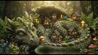 🐲 Dragon's Dream Village | 1 Hour Celtic Medieval Fantasy Ambient for Reading & Relaxation ✨
