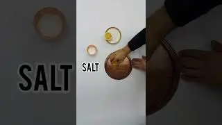 The easiest way to clean copper | Lemon+Salt | #restoration #cleaning #shorts