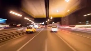 Night Moscow Drive | Stock Footage - Videohive