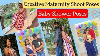 Creative Maternity/Baby Shower/ Pregnancy Shoot Ideas At Home/Outside #motherslifevlogs