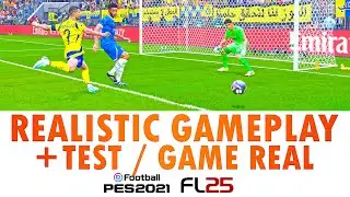 MOD GAMEPLAY REALISTA PES 2021 & FOOTBALL LIFE 25 : Mejora la Jugabilidad