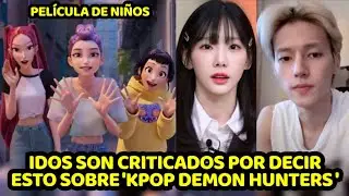 WOOYOUNG DE ATEEZ Y TAEYEON CRITICADOS POR NO GUSTARLES PELICULA KPOP DEMON HUNTERS