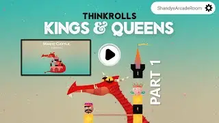 THINKROLLS Kings & Queens: Magic Castle, Pt. 1 - Gameplay ALL LEVELS on Easy