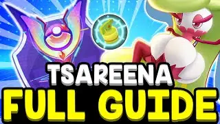 IN DEPTH TSAREENA GUIDE! *Queenly Majesty Combos // Held Items Builds* - Pokemon Unite!