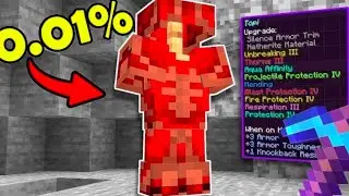 I obtained tha most RAREST armour in mincraft........