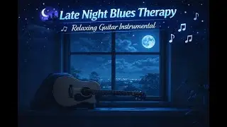 🌌 Late Night Blues Therapy | Relaxing Guitar Instrumental