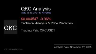 QKC (QKCUSDT) Technical Analysis - Price Prediction & Buy or Sell November 17, 2025