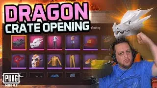 GIANT DRAGON MASK CRATE OPENING - PUBG Mobile