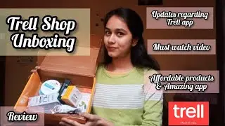 Trell Shop Unboxing and Coupon code in description|earn Trell Cash and get free products|#trellshop
