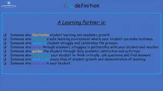 Am I a Learning Partner