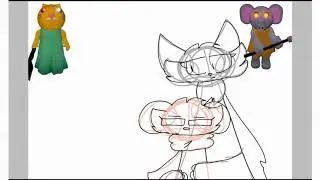 Kitty x elly speedpaint (piggy roblox)