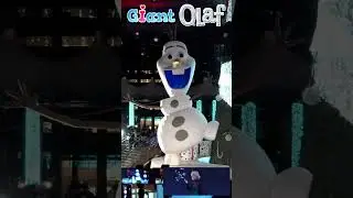 I Found a GIANT Olaf ⛄ at Disney Theme Christmasland! 😱 #shorts