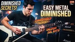 The Diminished Scale Guitar Lesson - EASY!